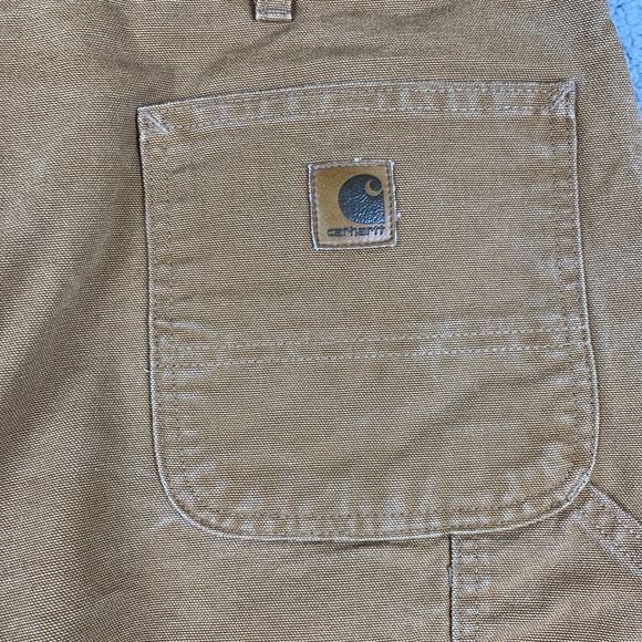 Carhartt Pants Men 40x30 (Fits 36x29) Brown B11 Duck Work Carpenter Canvas - Picture 6 of 16
